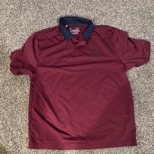 Under Armour Men's Maroon Polo Shirt NWOT
